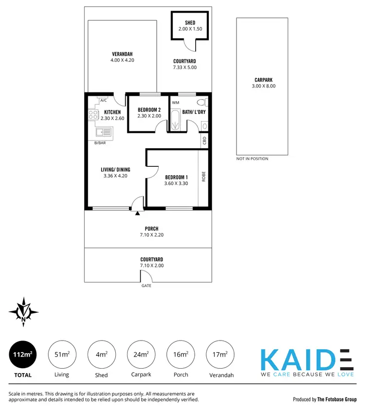 Floorplan of Homely unit listing, 5/463A Portrush Road, Glenside SA 5065