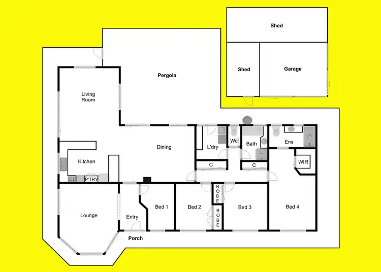 Floorplan of Homely house listing, 27 Fifth Street, Nichols Point VIC 3501