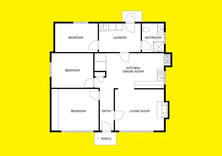 Floorplan of Homely house listing, 19 Sharland Street, Mildura VIC 3500