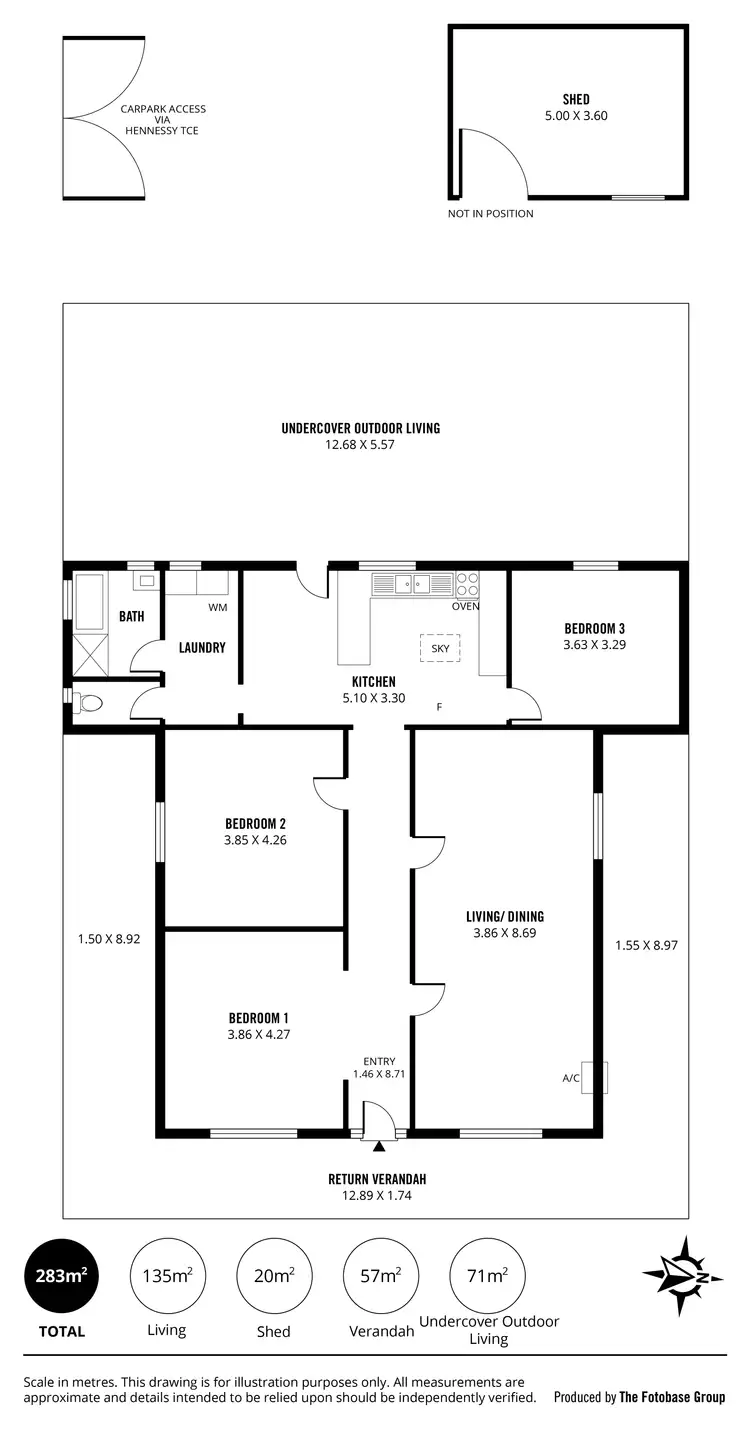 Floorplan of Homely house listing, 83 Addison Road, Rosewater SA 5013