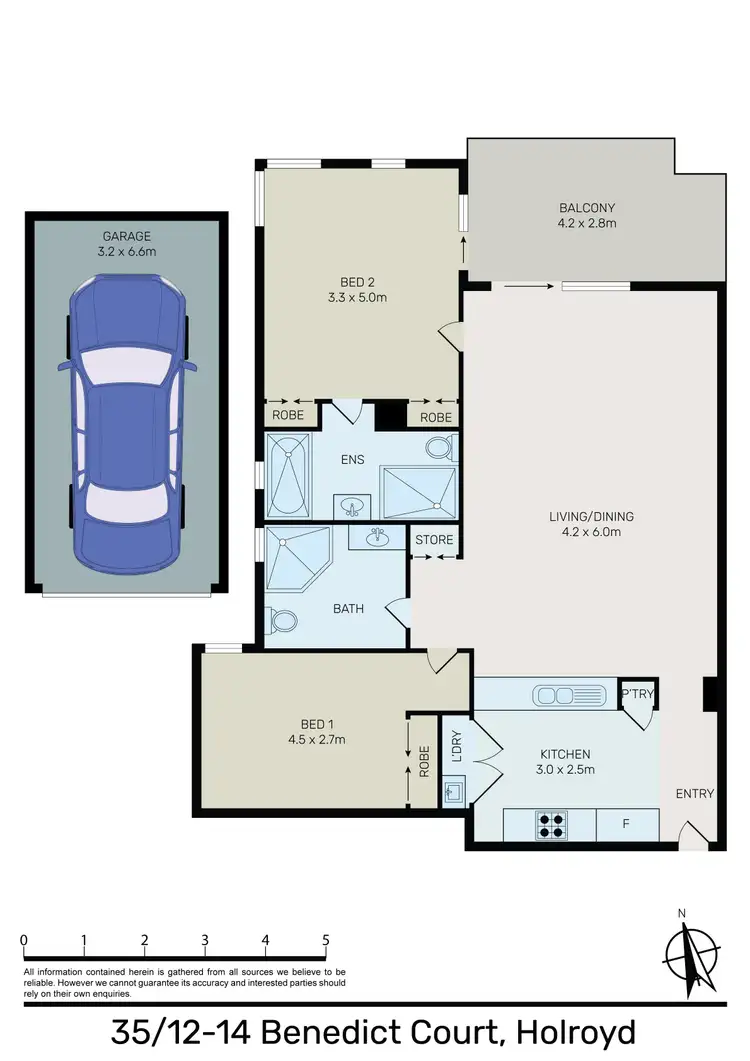 Floorplan of Homely apartment listing, 35/12-14 Benedict Court, Holroyd NSW 2142