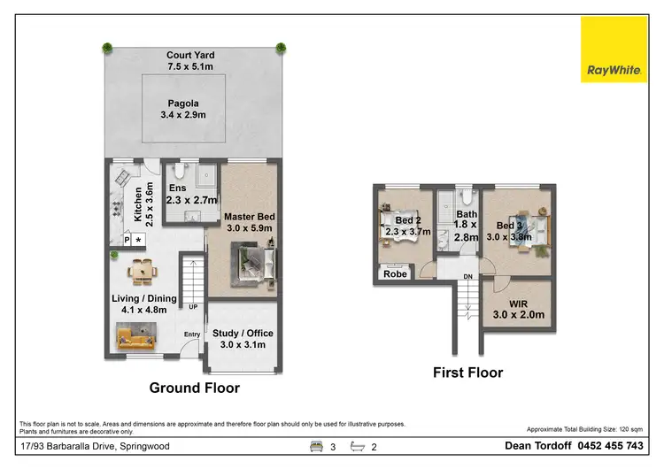 Floorplan of Homely townhouse listing, 17/93 Barbaralla Drive, Springwood QLD 4127