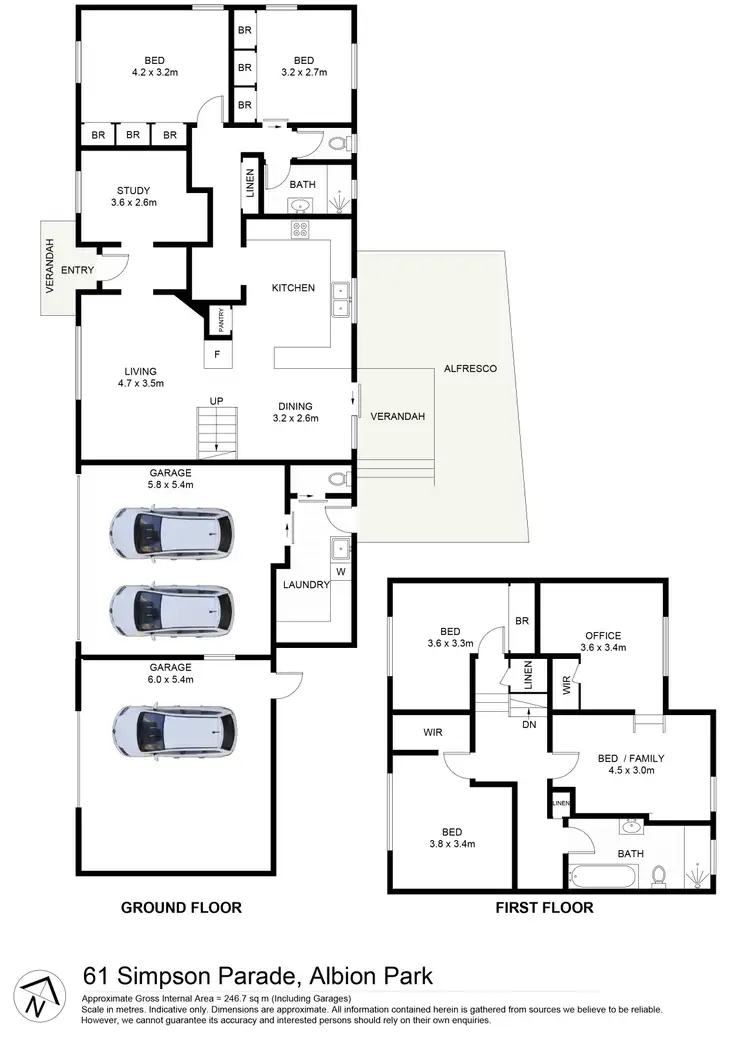 Floorplan of Homely house listing, 61 Simpson Parade, Albion Park NSW 2527