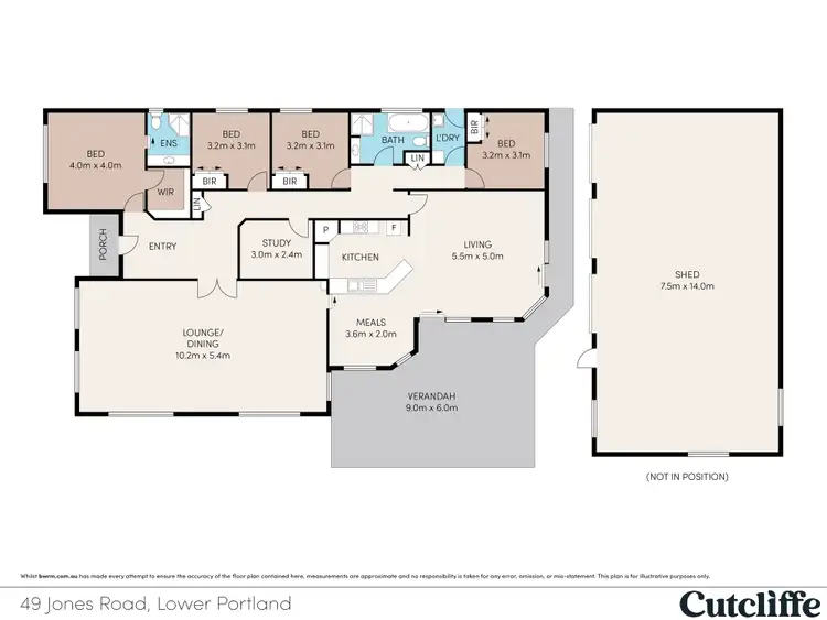 Floorplan of Homely rural property listing, 49 Jones Road, Lower Portland NSW 2756