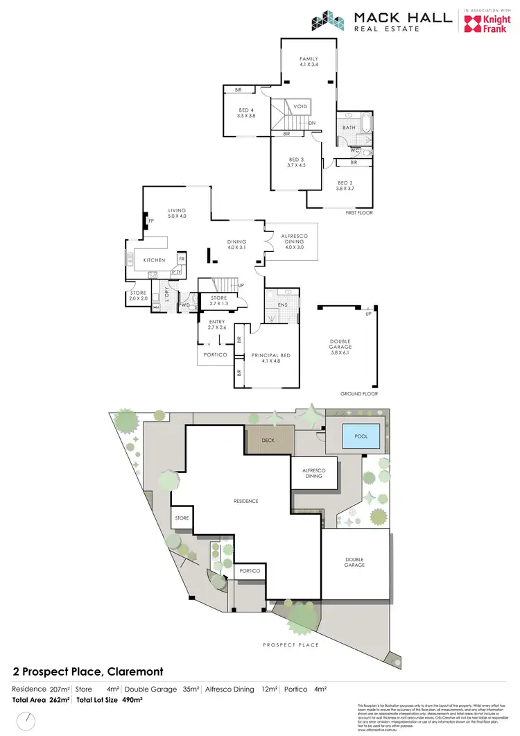 Floorplan of Homely house listing, 2 Prospect Place, Claremont WA 6010