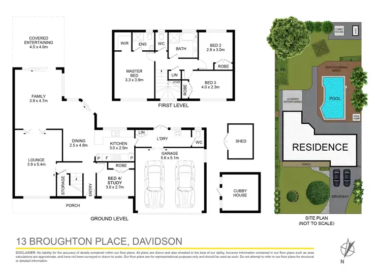 Floorplan of Homely house listing, 13 Broughton Place, Davidson NSW 2085