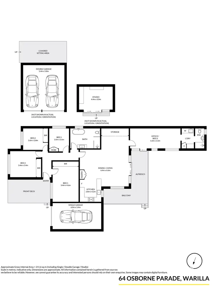 Floorplan of Homely house listing, 64 Osborne Parade, Warilla NSW 2528
