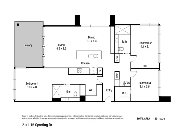 Floorplan of Homely house listing, 21/1-15 Sporting Drive, Thuringowa Central QLD 4817