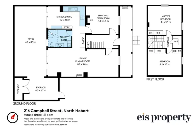 Floorplan of Homely house listing, 216 Campbell Street, North Hobart TAS 7000