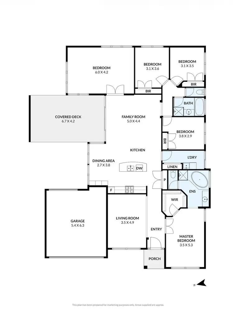 Floorplan of Homely house listing, 21 York Close, Taylors Hill VIC 3037