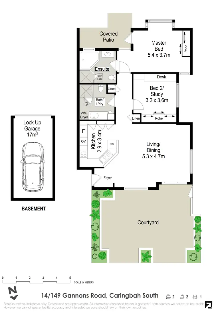 Floorplan of Homely apartment listing, 14/149-151 Gannons Road, Caringbah South NSW 2229
