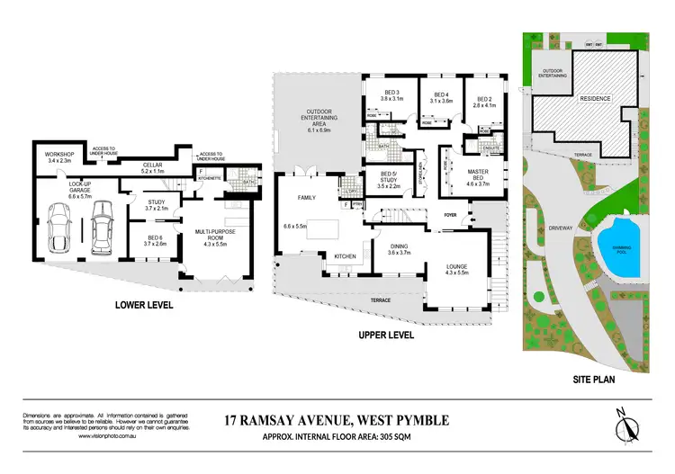 Floorplan of Homely house listing, 17 Ramsay Avenue, West Pymble NSW 2073