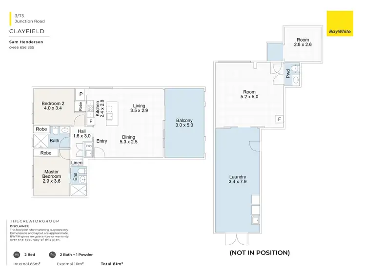 Floorplan of Homely apartment listing, 3/75 Junction Road, Clayfield QLD 4011