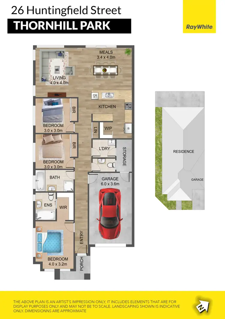Floorplan of Homely house listing, 26 Huntingfield Street, Thornhill Park VIC 3335