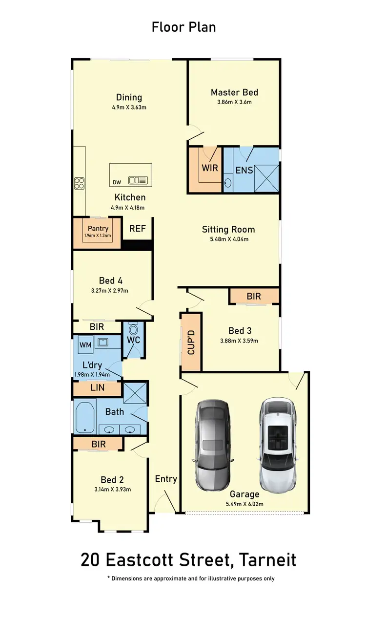 Floorplan of Homely house listing, 20 Eastcott Street, Tarneit VIC 3029