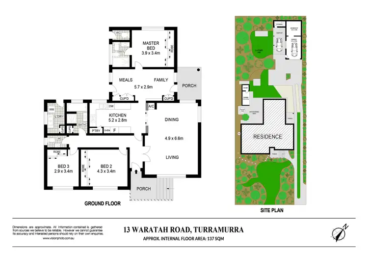 Floorplan of Homely house listing, 13 Waratah Road, Turramurra NSW 2074