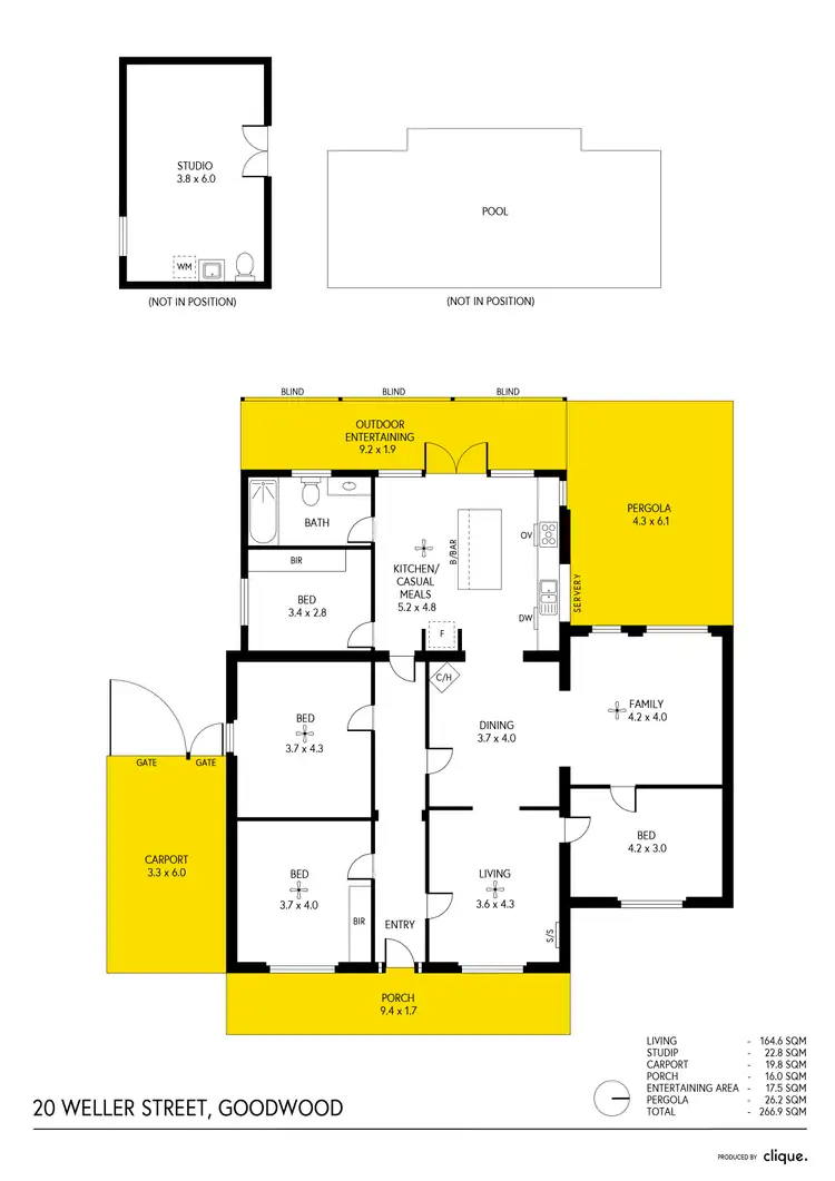 Floorplan of Homely house listing, 20 Weller Street, Goodwood SA 5034