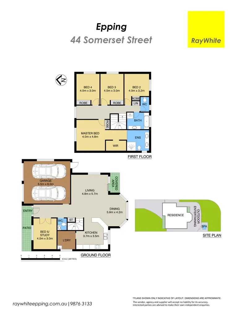 Floorplan of Homely house listing, 44 Somerset Street, Epping NSW 2121
