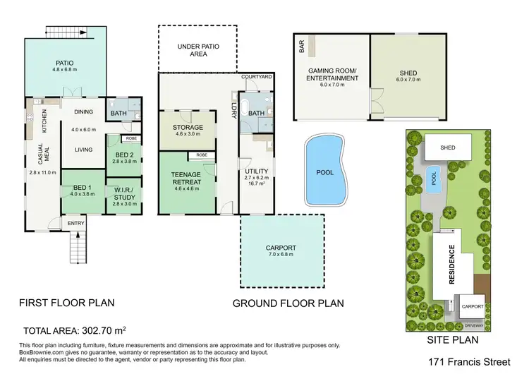 Floorplan of Homely house listing, 171 Francis Street, West End QLD 4810