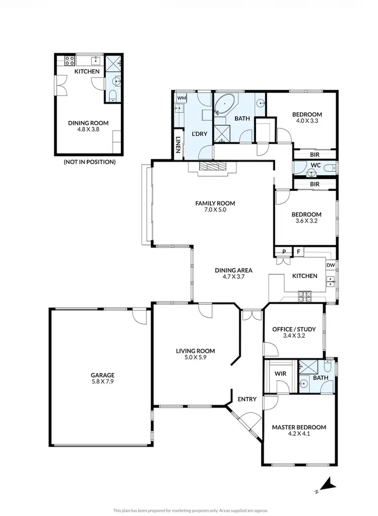 Floorplan of Homely house listing, 10 Lawson Court, Taylors Lakes VIC 3038