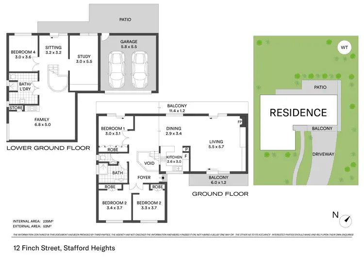 Floorplan of Homely house listing, 12 Finch Street, Stafford Heights QLD 4053