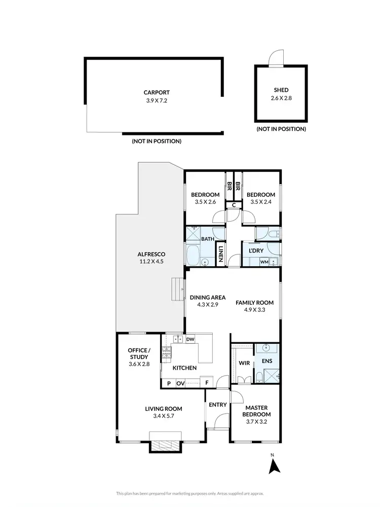 Floorplan of Homely house listing, 18 Lady Nelson, Taylors Lakes VIC 3038