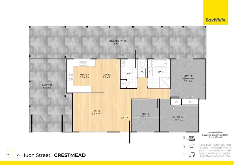 Floorplan of Homely house listing, 4 Huon Street, Crestmead QLD 4132