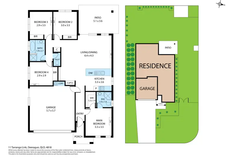 Floorplan of Homely other listing, 11 Tarrango Link, Deeragun QLD 4818
