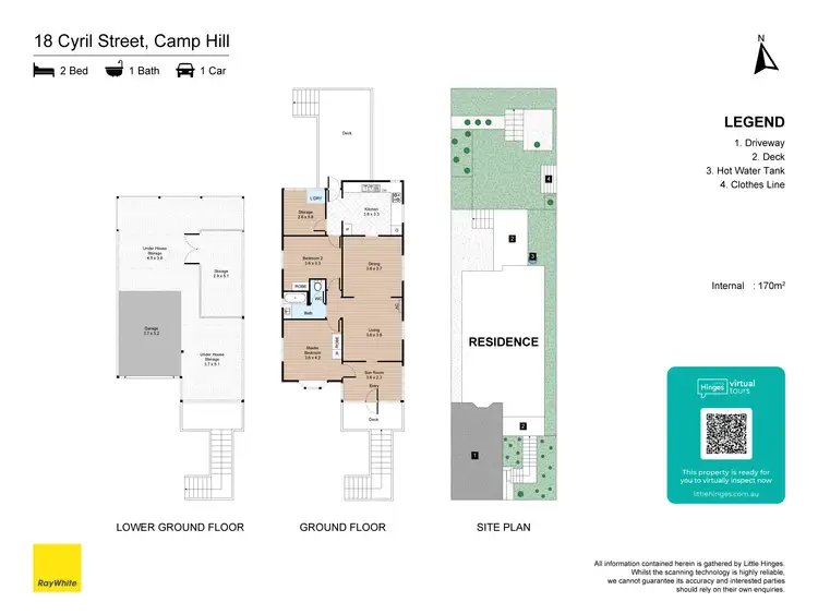 Floorplan of Homely house listing, 18 Cyril St, Camp Hill QLD 4152