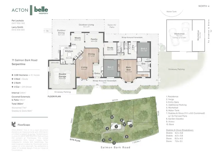 Floorplan of Homely rural property listing, 71 Salmon Bark Road, Serpentine WA 6125