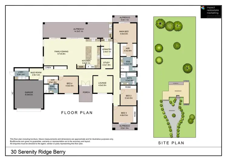 Floorplan of Homely house listing, 30 Serenity Ridge, Berry NSW 2535