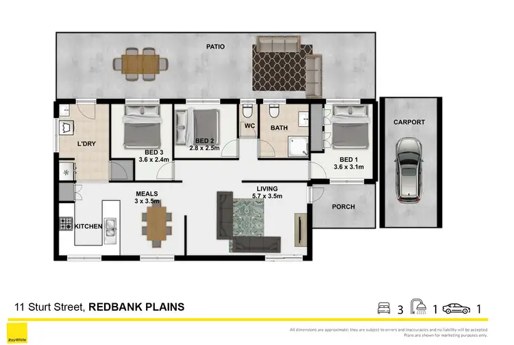 Floorplan of Homely house listing, 11 Sturt Drive, Redbank Plains QLD 4301