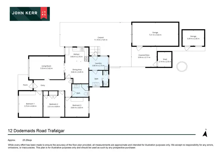 Floorplan of Homely house listing, 12 Dodemaides Road, Trafalgar VIC 3824