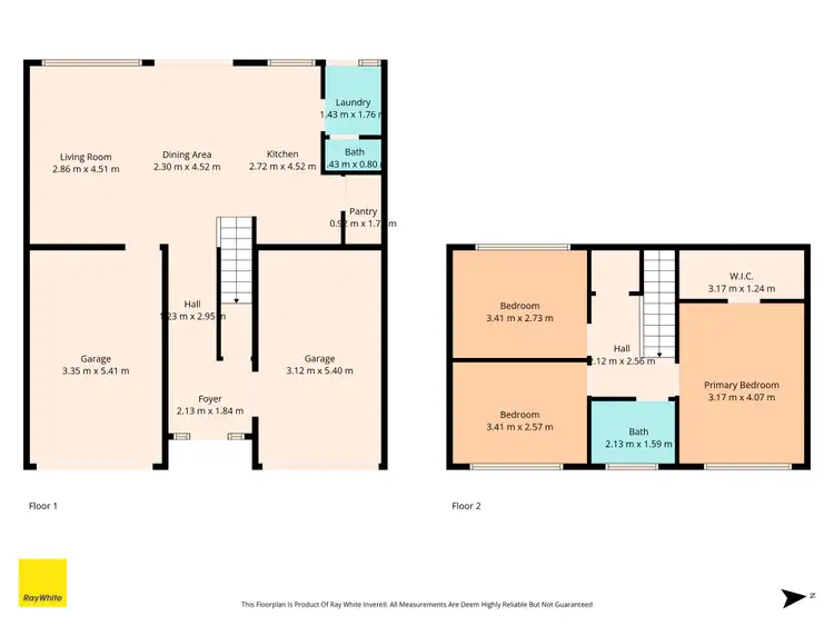 Floorplan of Homely townhouse listing, Unit 2/10 Brown Street, Inverell NSW 2360
