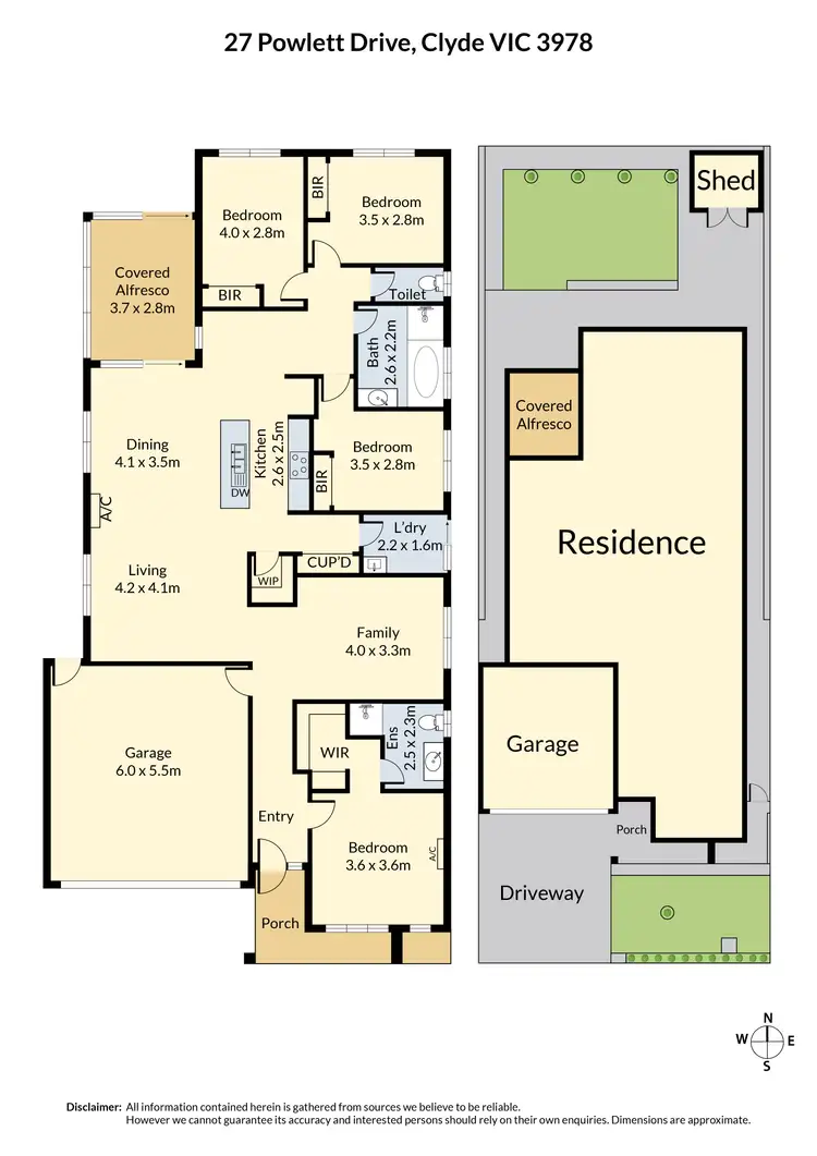 Floorplan of Homely house listing, 27 Powlett Drive, Clyde VIC 3978