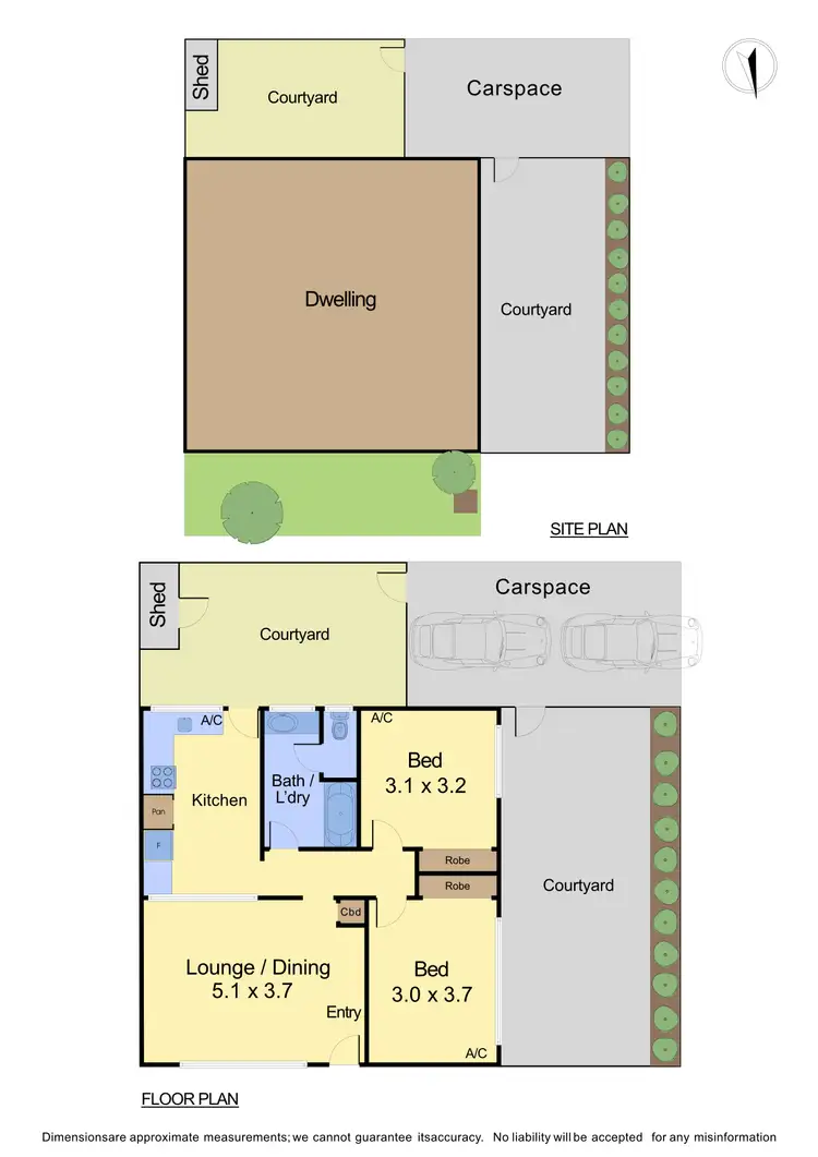 Floorplan of Homely unit listing, 1/18 Wordsworth Avenue, Clayton South VIC 3169
