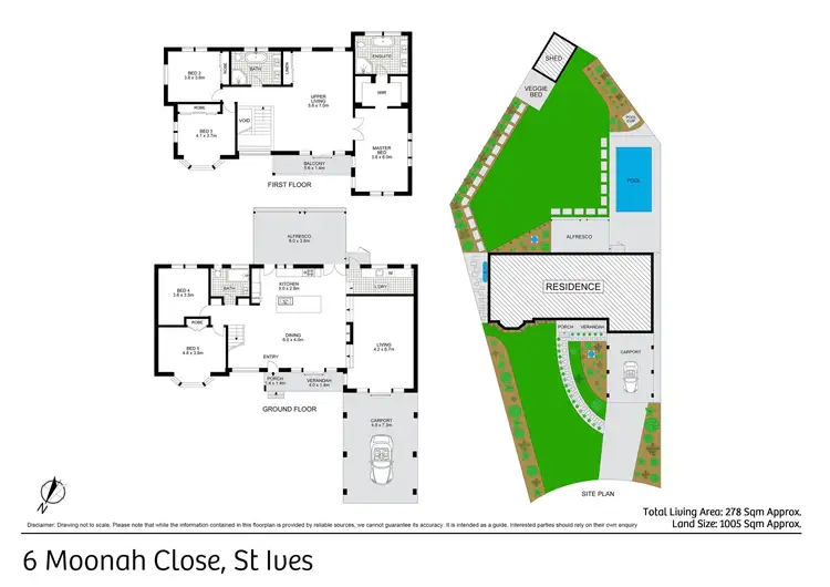 Floorplan of Homely house listing, 6 Moonah Close, St Ives NSW 2075