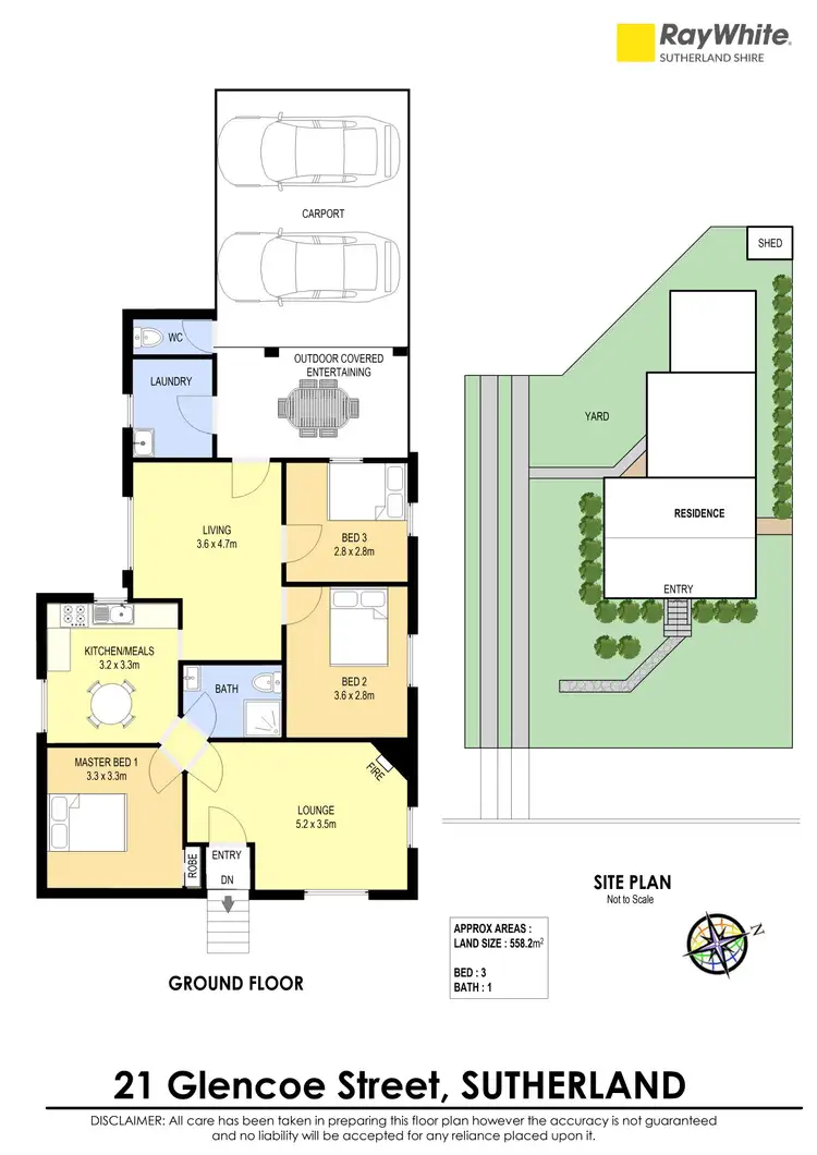 Floorplan of Homely house listing, 21 Glencoe Street, Sutherland NSW 2232
