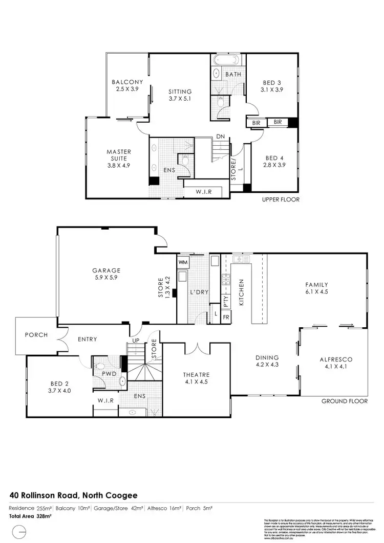 Floorplan of Homely house listing, 40 Rollinson Road, North Coogee WA 6163