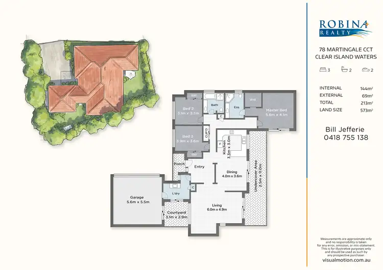 Floorplan of Homely house listing, 78 Martingale Circuit, Clear Island Waters QLD 4226