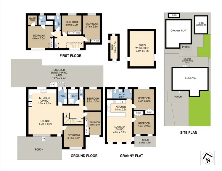 Floorplan of Homely house listing, 27 Shawnee Street, Greenfield Park NSW 2176