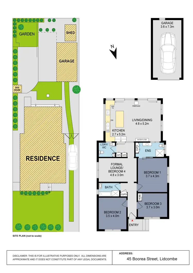 Floorplan of Homely house listing, 45 Boorea Street, Lidcombe NSW 2141