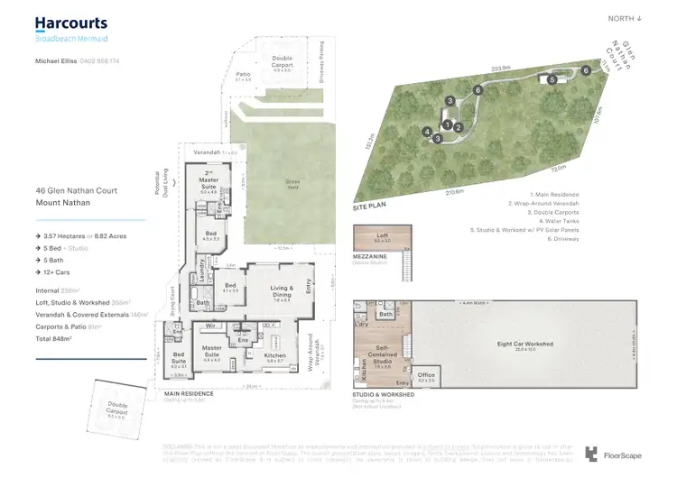 Floorplan of Homely house listing, 46 Glen Nathan Court, Mount Nathan QLD 4211