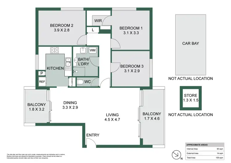 Floorplan of Homely apartment listing, 4/19 Broome Street, Cottesloe WA 6011