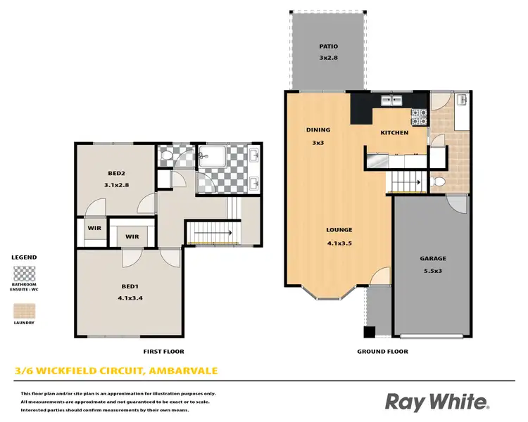 Floorplan of Homely house listing, 3/6 Wickfield Circuit, Ambarvale NSW 2560