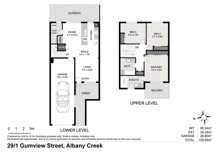 Floorplan of Homely townhouse listing, 29/1 Gumview Street, Albany Creek QLD 4035