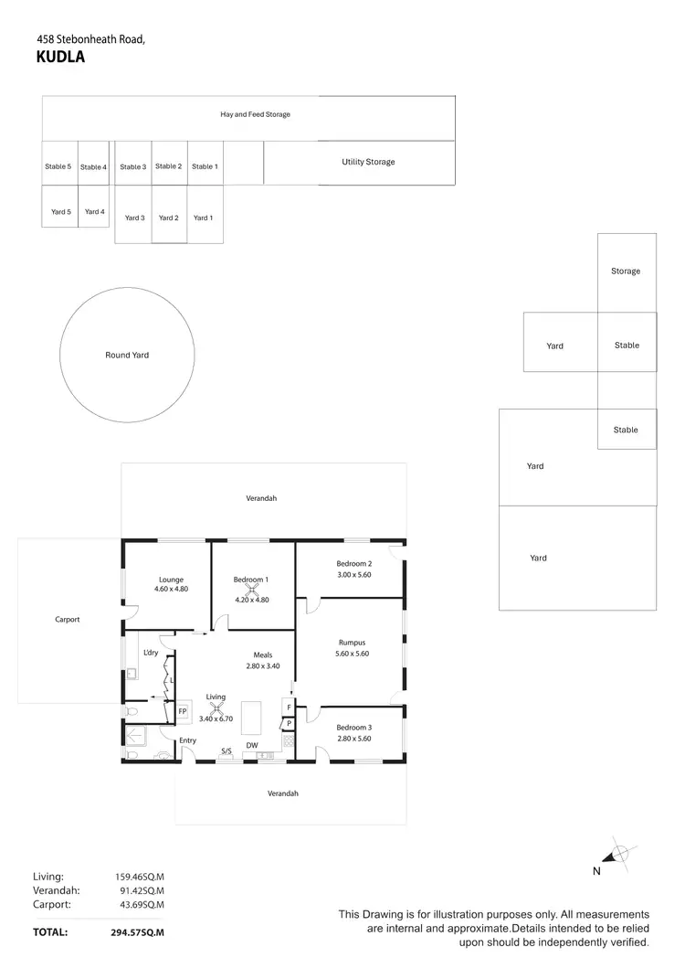 Floorplan of Homely house listing, 458 Stebonheath Road, Kudla SA 5115
