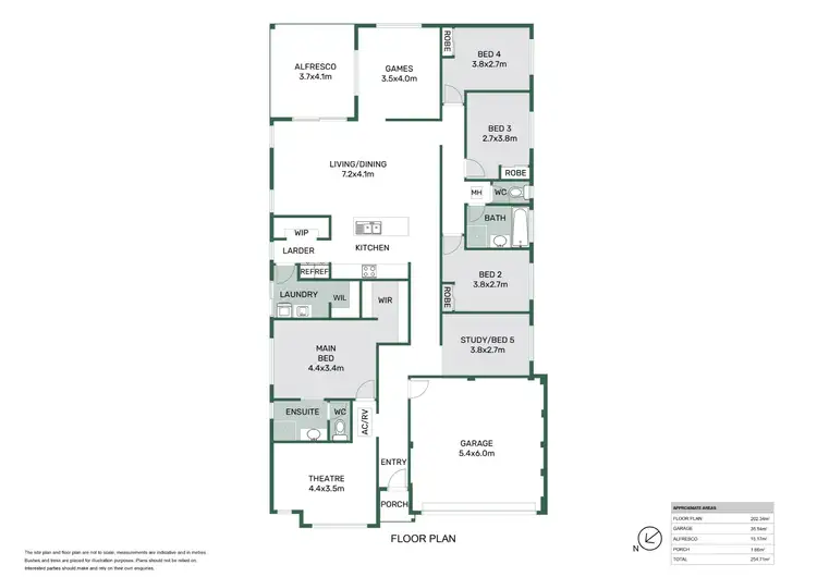 Floorplan of Homely house listing, 13 Carline Loop, Geographe WA 6280