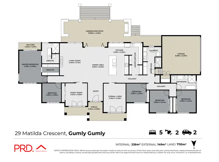 Floorplan of Homely house listing, 29 Matilda Crescent, Gumly Gumly NSW 2652