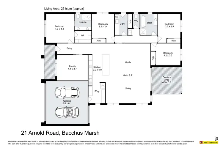 Floorplan of Homely house listing, 21 Arnold Road, Bacchus Marsh VIC 3340